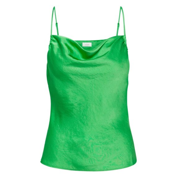 Aritzia Wilfred Emerald Green Cowl Neck Sleeveless Blouse - Size S - Picture 1 of 8